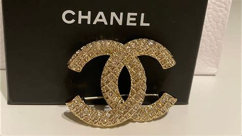 chanel sequin brooch|chanel lapel brooch.